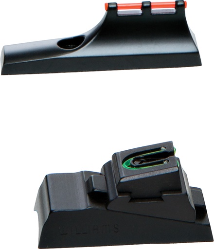 [043125116225] CVA AC1622 Durasight Z2  Black | Red Fiber Optic Front Sight Green Fiber Optic Rear Sight