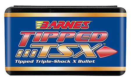 [716876338733] Barnes Bullets 30424 Tipped TSX  338Cal 160gr Flat Base 50/Box