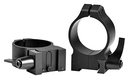 [656813012138] Warne 14TLM Tikka Maxima Matte Black 30mm Medium Quick Detach 0 MOA