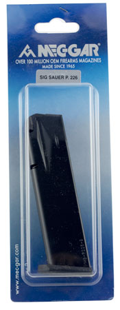 [765595515000] Mec-Gar MGP22618AFC Sig P226 18rd 9mm Luger, Blued w/Anti-Friction Coating Carbon Steel