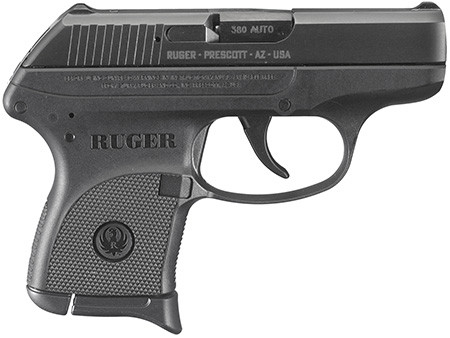 [736676037018] Ruger 3701 LCP  Standard Frame 380 ACP 6+1 2.75" Black Steel Barrel, Black Oxide Serrated Alloy Steel Slide, Black Polymer Frame, Black Polymer Grip, Right Hand