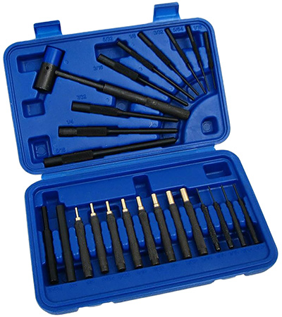 [761903382340] DAC GMPUNCH24 Drive Pin  &  Roll Punch Set Universal 24 Pieces