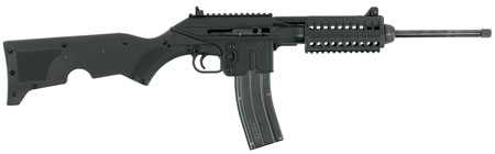 [640832000900] Kel-Tec SU22CABLK SU-22  Full Size 22 LR 26+1 16.10" Black Barrel Black Polymer Receiver Black Fixed Stock w/Storage Compartment Right Hand