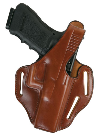 [013527241160] Bianchi 24116 77 Piranha  OWB Size 01 Tan Leather Belt Slide Fits S&W J Frame Right Hand