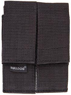 [875591000230] Bulldog WMAGL Double Mag Holder  Black Nylon Belt Loop