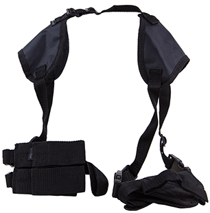 [875591000988] Bulldog WSHD3 Deluxe Shoulder Harness Black Nylon Harness Fits S&W M & P Compact/Taurus Millennium/2.50-3.75" Barrel Ambidextrous