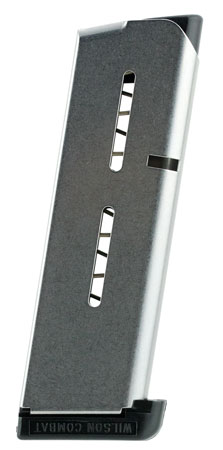 [874218002367] Wilson Combat 47OX 1911  7rd Detachable w/ Standard Floor Plate 45 ACP Stainless Steel
