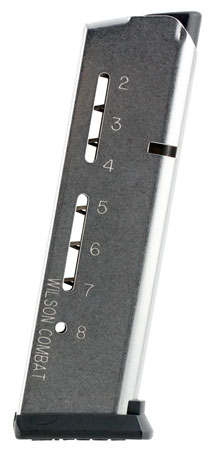 [874218004361] Wilson Combat 500 1911  8rd 45 ACP Fits Wilson Combat 1911 Elite Tactical Stainless Steel