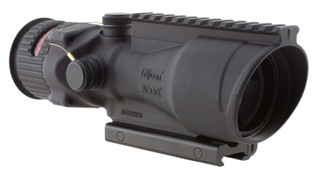 [719307302259] Trijicon 100001 ACOG  Black Hardcoat Anodized 6x 48mm Illuminated Red Chevron .223/5.56 BDC Reticle