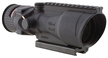 [719307302266] Trijicon 100002 ACOG  Black Hardcoat Anodized 6x 48mm Illuminated Red Chevron .308/7.62 Reticle