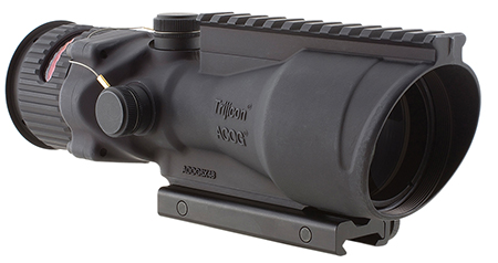 [719307302273] Trijicon 100006 ACOG  Black Hardcoat Anodized 6x 48mm Illuminated Red Chevron 50 BMG Reticle