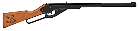 [039256021057] Daisy 2105 Buck Youth Air 177 400rd Shot Black Black Receiver Stained Hardwood