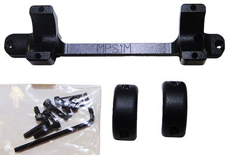 [879956005410] DNZ MPS1M Game Reaper-Mossberg Scope Mount/Ring Combo Matte Black 1"