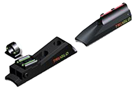[788130010198] Truglo TG958X Muzzle Brite Sight Set In-Line Muzzleloaders Adjustable Red/Green Black Ghost Ring