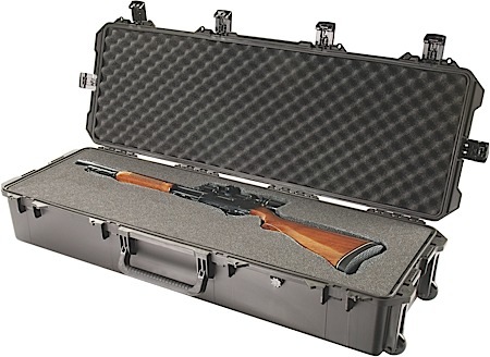 [825494005177] Pelican IM3220X0001 Storm Long Case 44" Black HPX Resin 2 gun w/Wheels