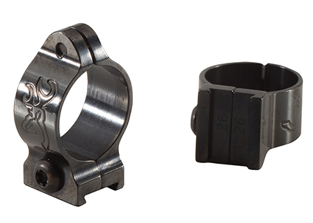 [023614201601] Browning 12345 Scope Rings  Matte Black Browning A-Bolt/BAR/BLR/X-Bolt 1" High