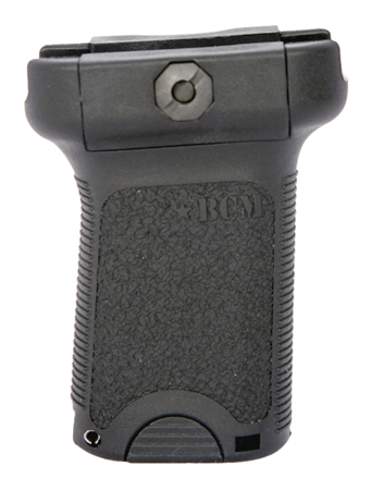 [855877004213] BCM VGSBLK BCMGunfighter Short Vertical Grip Made of Polymer With Black Aggressive Textured Finish with Storage Compartment for Picatinny Rail
