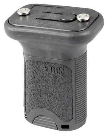 [855877004763] BCM VGSKMBLK BCMGunfighter Short Vertical Grip Made of Polymer With Black Aggressive Textured Finish with Storage Compartment for Keymod Rail