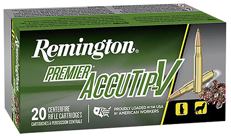 [047700381701] Remington Ammunition 29192 Premier Accutip-V 223Rem 55gr AccuTip V 20 Per Box/10 Case