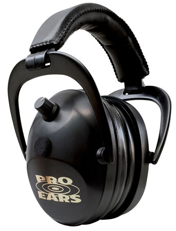 [751710506664] Pro Ears PEG2SMB Gold II 26 Electronic Muff 26 dB Over the Head Black/Gold Adult 1 Pair