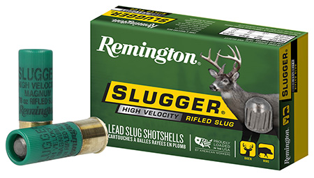 [047700327204] Remington Ammunition 28600 Slugger High Velocity 12 Gauge 2.75" 7/8 oz Rifled Slug Shot 5 Per Box/50 Cs