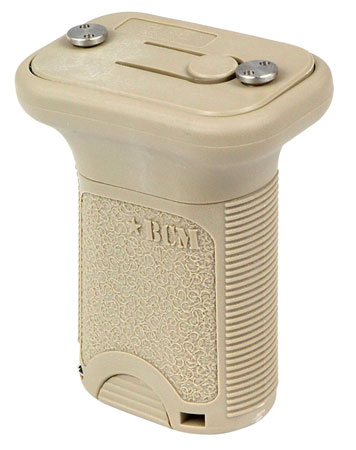 [812526020123] BCM VGSKMOD3FD BCMGunfighter Vertical Grip Mod 3 Made of Polymer With Flat Dark Earth Finish for KeyMod Rail