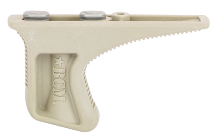 [812526020208] BCM KAGKMFDE BCMGunfighter Kinesthetic Angled Grip Made of Polymer With Flat Dark Earth Textured Finish for KeyMod Rail