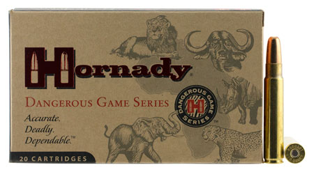 [090255826661] Hornady 82666 Dangerous Game  416Ruger 400gr Dangerous Game Solid 20 Per Box/6 Case