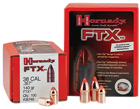 [090255501025] Hornady 50102 FTX  50 Cal .500 300 gr Flex Tip eXpanding 50 Per Box/ 25 Case