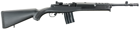 [736676058471] Ruger 5847 Mini-14 Tactical 223 Rem/5.56x45mm NATO 20+1 16.12"  Threaded Factory Installed Flash Suppressor Barrel, Blued Alloy Steel, Synthetic Stock, Optics Ready