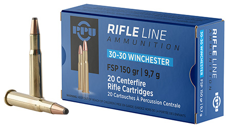 [8605003812449] PPU PP30301 Standard Rifle  30-30Win 150gr Flat Soft Point 20 Per Box/10 Case