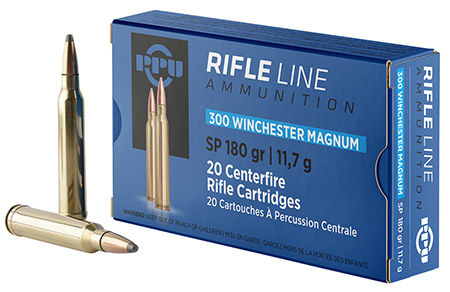 [8605003812562] PPU PP3003 Standard Rifle  300WinMag 180gr Soft Point 20 Per Box/10 Case