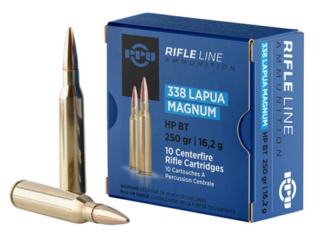 [8605003812616] PPU PP338H Standard Rifle  338LapuaMag 250gr Hollow Point Boat Tail 10 Per Box/20 Case