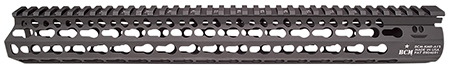 [812526020420] BCM KMRA15556BK KMR Alpha Handguard 15" Keymod Style Made of Aluminum with Black Anodized Finish for AR-15