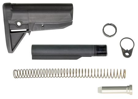 [855877004954] BCM GFSKMOD0BLK BCMGunfighter Mod 0 Kit Black Synthetic for AR-Platform Includes Stock Tube