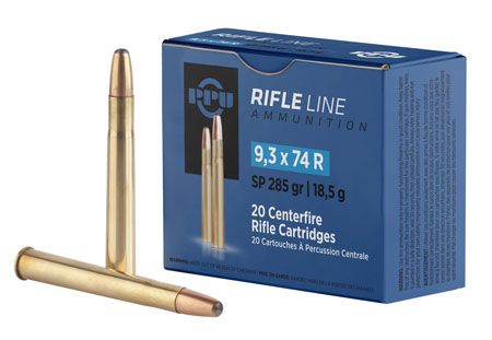 [8605003812982] PPU PP9374 Metric Rifle  9.3mmx74R 285gr Soft Point 20 Per Box/10 Case