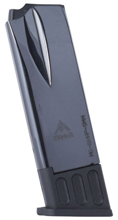 [765595112506] Mec-Gar MGBRHP10B Standard  10rd 9mm Luger Fits Browning Hi-Power/Springfield SA-35 Blued Carbon Steel