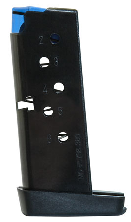 [765595516908] Mec-Gar MGPT7386B Taurus 6rd 380 ACP Fits Taurus PT738 TCP, Blued Carbon Steel