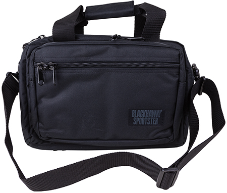 [648018126222] Blackhawk 74RB01BK Sportster Deluxe Black 600D Polyester Holds 2 Handguns