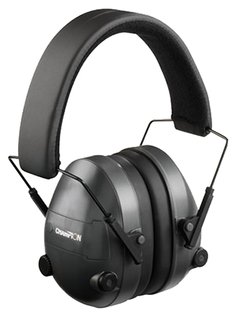 [076683409744] Champion Targets 40974 Electronic Muffs  25 dB Over the Head Black