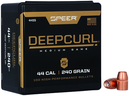 [076683044556] Speer 4455 DeepCurl  44Cal 240gr Hollow Point 50 Per Box/5 Case