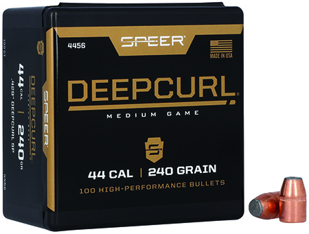 [076683044563] Speer 4456 DeepCurl  44 Cal .429 240 gr Soft Point 100 Per Box/ 10 Case