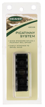 [076683483287] Weaver Mounts 48328 Picatinny Swivel Stud System  Matte Black 0 MOA
