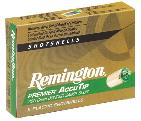[047700506906] Remington Ammunition 20496 Premier AccuTip  20 Gauge 2.75" Sabot Slug Shot 5 Per Box/ 20 Cs