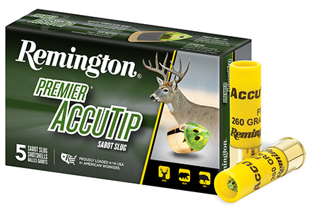 [047700507002] Remington Ammunition 20498 Premier AccuTip  20 Gauge 3" Sabot Slug Shot 5 Per Box/ 20 Cs