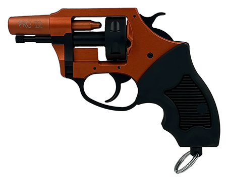 [678958820904] Charter Arms 82090 Pro 209  209 Primers, 6rd Orange Cerakote Aluminum Frame, Black Rubber Grips