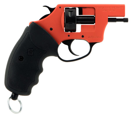 [678958822908] Charter Arms 82290 Pro 22  22 Blank, 6rd Orange Cerakote Frame, Black Rubber Grips