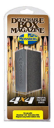[015813950343] Mossberg 95034 Drop Box Magazine Patriot 3rd 338 Win Mag/300 Win Mag/7mm Rem Fits Mossberg 4x4 Long Action Black Polymer
