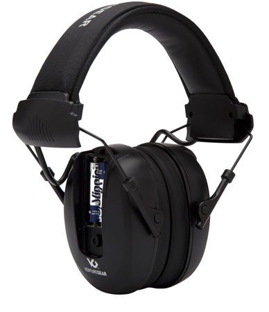 [811907028871] Pyramex VGPME10 Venture Gear Clandestine Electronic Muff 24 dB Over the Head Black Adult 1 Pair