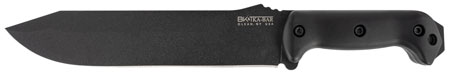 [617717200090] Ka-Bar BK9 Becker Combat Bowie 9.25" Fixed Clip Point Plain Black 1095 Cro-Van Blade, Black Ultramid Handle, Includes Sheath